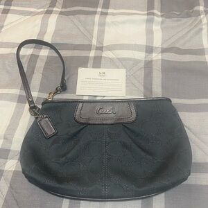 Coach Signature Wristlet